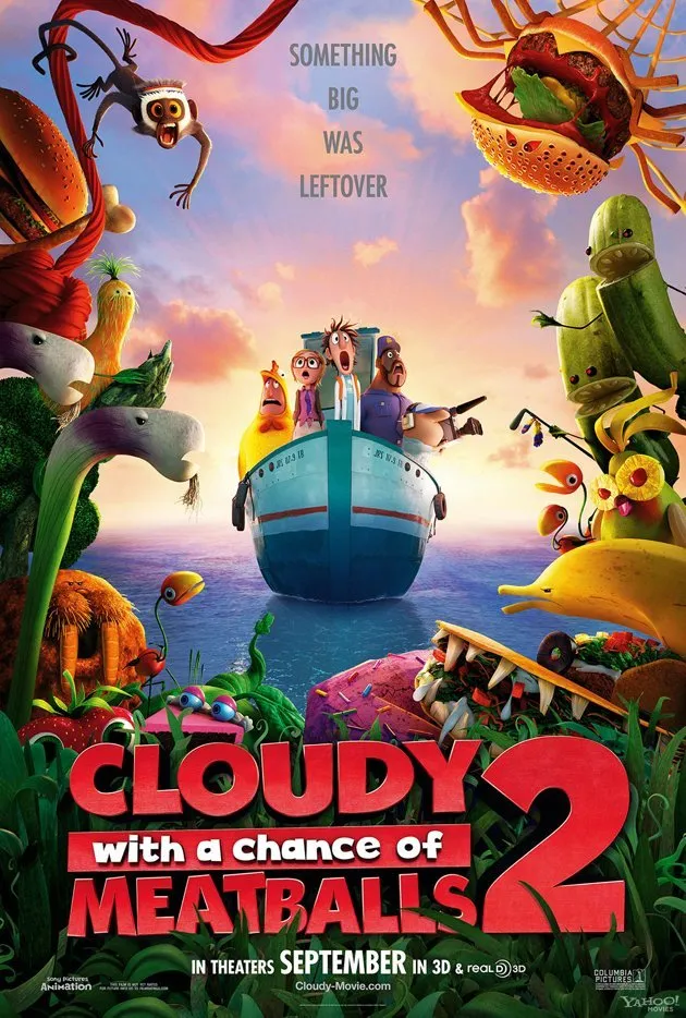  انیمیشن Cloudy with a Chance of Meatballs 2 2013