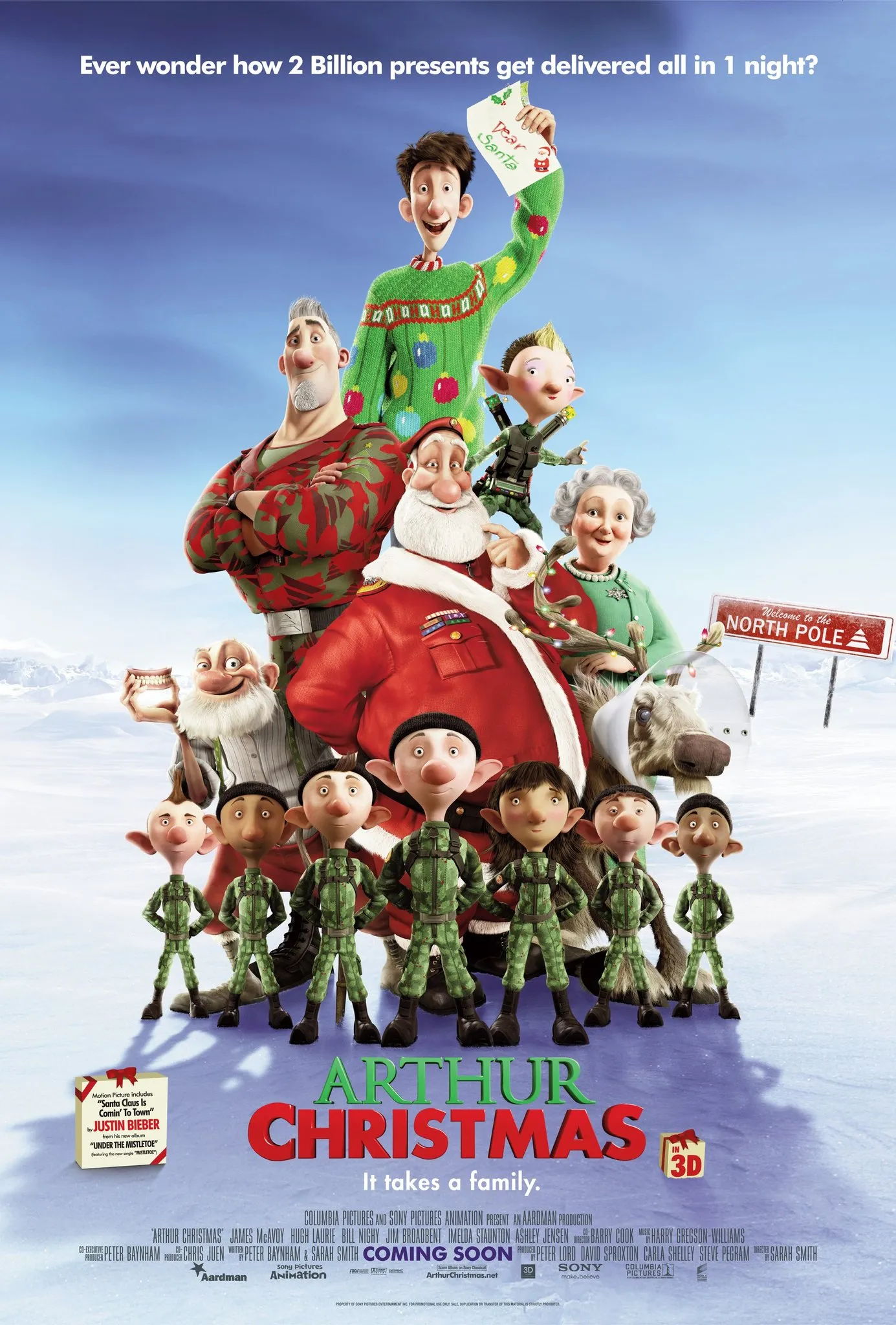  انیمیشن Arthur Christmas 2011