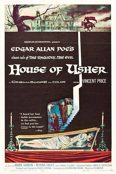  فیلم House of Usher 1960
