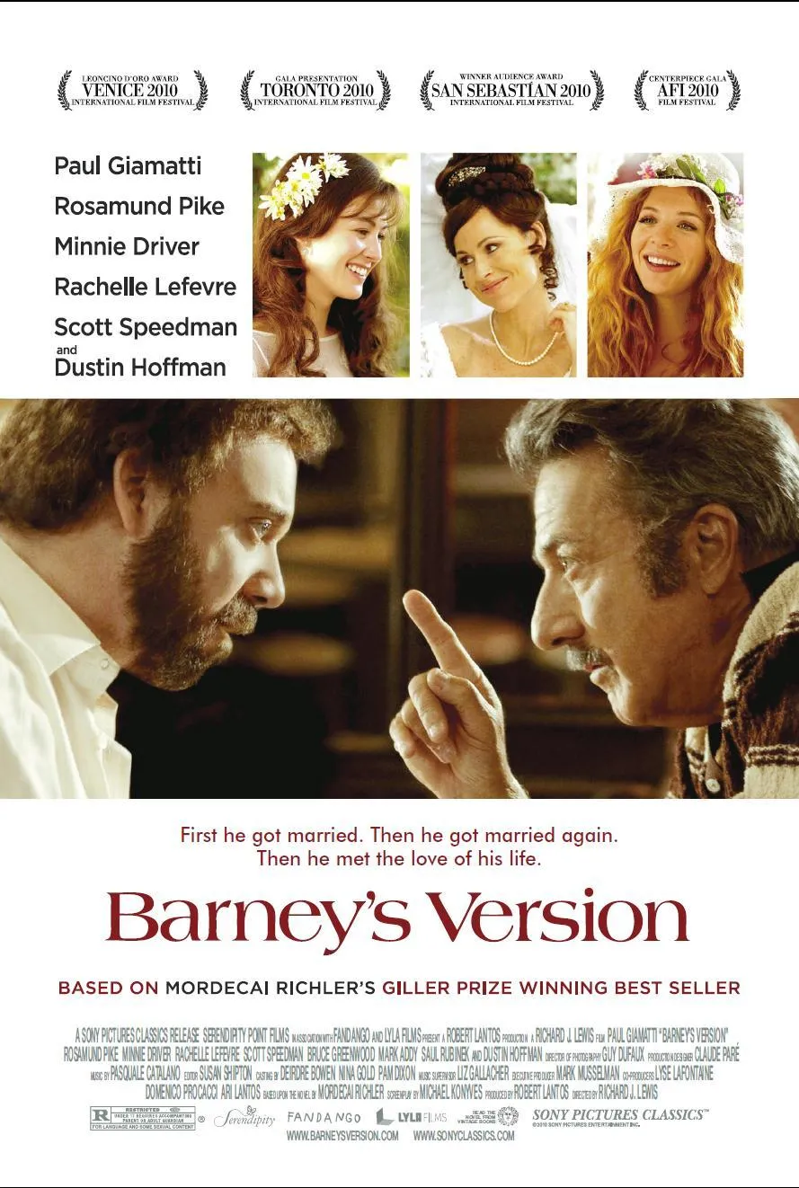  فیلم Barney’s Version 2010