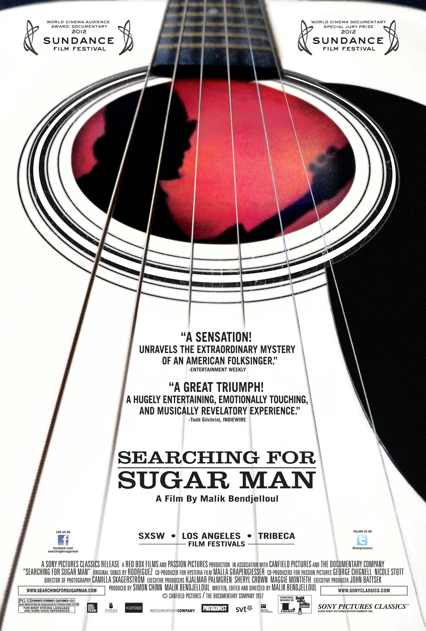  فیلم Searching for Sugar Man 2012